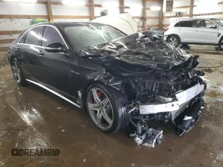 2016 Mercedes-Benz S-Class AMG S 63 with VIN WDDUG7JB5GA218287, listed as a Copart auction lot 44931545 with 0 mi miles and Salvage Title. Bid and sale history available at carsss.com. Image 4.