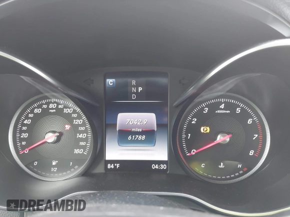 2018 Mercedes-Benz C 300 with VIN 55SWF4JB2JU258957, listed as a IAAI auction lot 42058233 with 61,788 mi miles and . Bid and sale history available at DreamBid. Image 7.