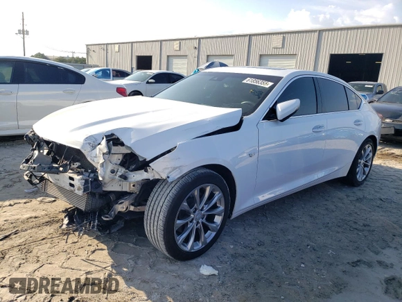 2021 Cadillac CT5 Premium Luxury с VIN 1G6DN5RK5M0145306, выставлен на аукционе Copart как лот 61856355 с пробегом 61 007 миль миль и Списание • Salvage title. История ставок и продаж доступна на DreamBid. Изображение 1.