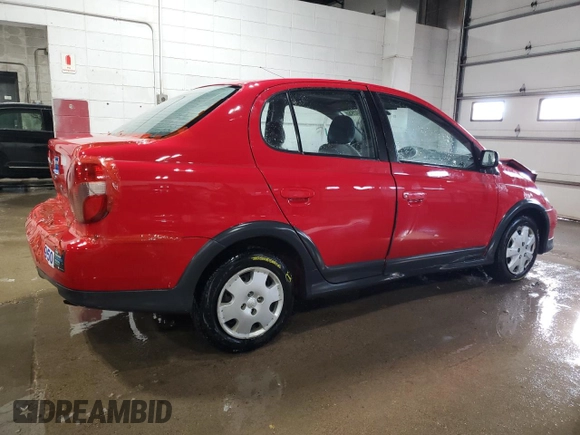 2000 Toyota ECHO with VIN JTDBT1237Y0095990, listed as a Copart auction lot 89140295 with 214,941 mi miles and Salvage Title. Bid and sale history available at DreamBid. Image 3.