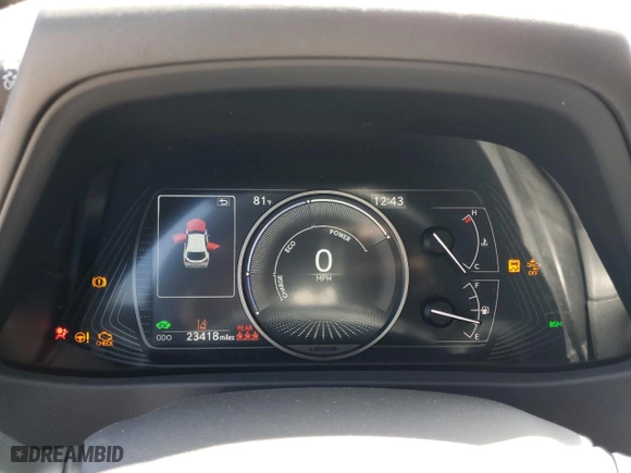 2022 Lexus UX with VIN JTHP9JBH2N2062068, listed as a Copart auction lot 59896763 with 23,418 mi miles. Bid and sale history available at carsss.com. Image 9.