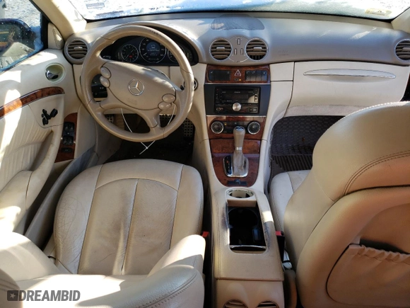 2007 Mercedes-Benz CLK-Class 5.5L with VIN WDBTK72F77T081510, listed as a Copart auction lot 42122845 with 109,032 mi miles and Clean Title. Bid and sale history available at carsss.com. Image 8.