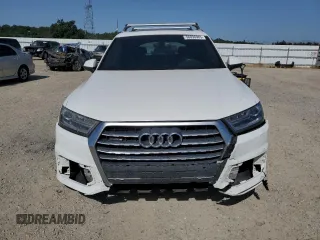 2017 Audi Q7 Premium with VIN WA1AAAF74HD025817, listed as a Copart auction lot 56036985 with 130,410 mi miles and Salvage title. Bid and sale history available at DreamBid. Image 5.