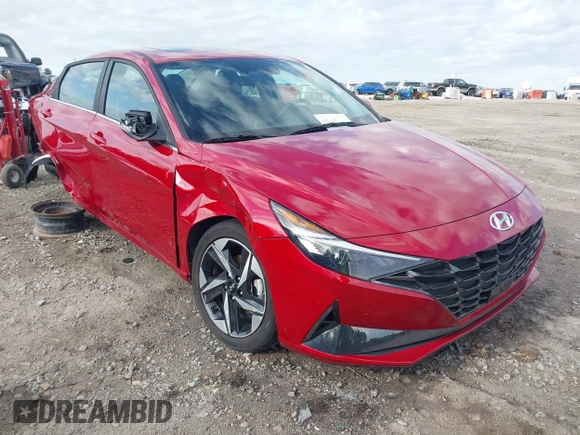 2022 Hyundai Elantra SEL z VIN KMHLN4AG3NU366905, wystawiony jako IAAI lot #41835787 z przebiegiem 15 555 mil mil oraz . Historia ofert i sprzedaży dostępna na DreamBid. Obrazek 1.