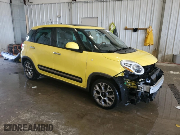 2014 FIAT 500L Trekking with VIN ZFBCFADH7EZ013707, listed as a Copart auction lot 54251675 with 99,735 mi miles and Non Repairable. Bid and sale history available at carsss.com. Image 4.