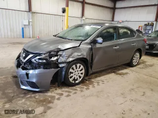 2019 Nissan Sentra S with VIN 3N1AB7AP7KY261057, listed as a Copart auction lot 52148825 with 42,710 mi miles and Salvage Title. Bid and sale history available at carsss.com. Image 1.