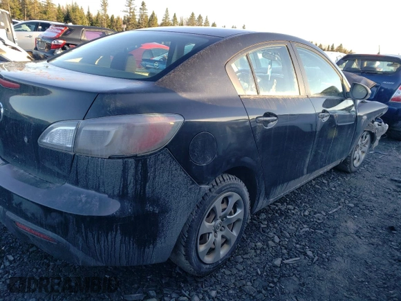 2010 Mazda 3 i Touring with VIN JM1BL1SF4A1189397, listed as a Copart auction lot 52922945 with Not Provided miles and Salvage Title. Bid and sale history available at DreamBid. Image 3.