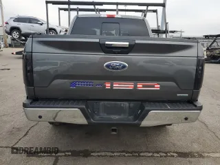 2019 Ford F-150 XL with VIN 1FTEW1E41KFC39126, listed as a Copart auction lot 61358815 with 43,765 mi miles and Salvage title. Bid and sale history available at DreamBid. Image 6.