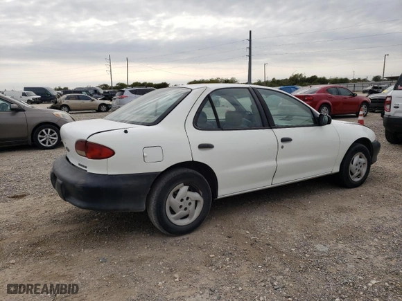1998 Chevrolet Cavalier with VIN 1G1JC5244W7319953, listed as a Copart auction lot 75800264 with 0 mi miles and Salvage Title. Bid and sale history available at carsss.com. Image 3.