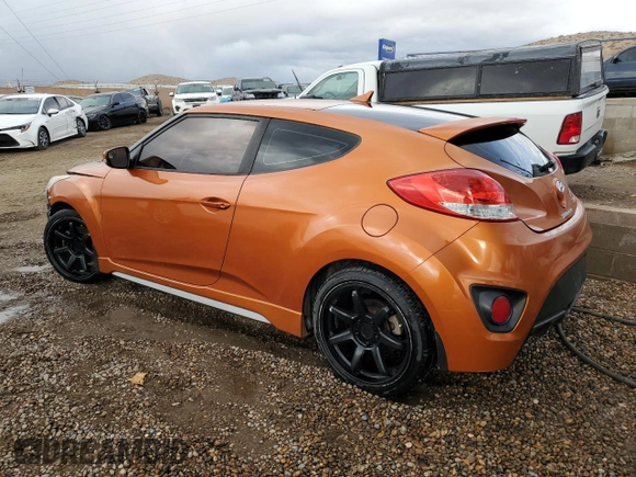 2014 Hyundai Veloster Turbo with VIN KMHTC6AE4EU193525, listed as a Copart auction lot 47676345 with 170,415 mi miles and Clean Title. Bid and sale history available at carsss.com. Image 2.