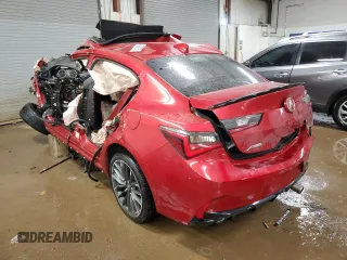 2020 Acura ILX w/Premium/A-SPEC Pkg with VIN 19UDE2F80LA000303, listed as a Copart auction lot 44539955 with 0 mi miles and Non Repairable. Bid and sale history available at carsss.com. Image 2.