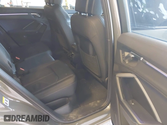 2022 Audi Q3 S line Premium Plus with VIN WA1EECF38N1139153, listed as a IAAI auction lot 42215818 with 37,644 mi miles and . Bid and sale history available at DreamBid. Image 8.