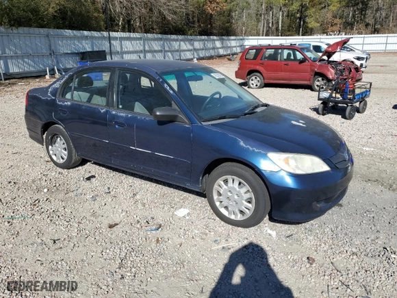 2005 Honda Civic Sdn LX SSRS with VIN 2HGES16655H609381, listed as a Copart auction lot 42526385 with 141,040 mi miles and Salvage Title. Bid and sale history available at carsss.com. Image 4.