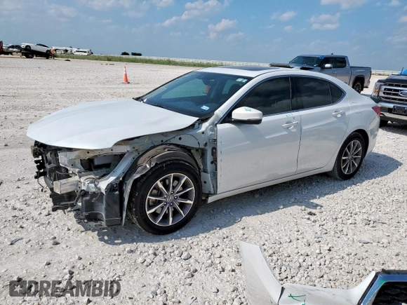 2019 Acura TLX with VIN 19UUB1F30KA003482, listed as a Copart auction lot 57511055 with 64,786 mi miles and Salvage title. Bid and sale history available at DreamBid. Image 1.
