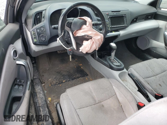 2011 Honda CR-Z EX with VIN JHMZF1D6XBS000796, listed as a Copart auction lot 53544875 with 0 mi miles and Salvage Title. Bid and sale history available at carsss.com. Image 8.