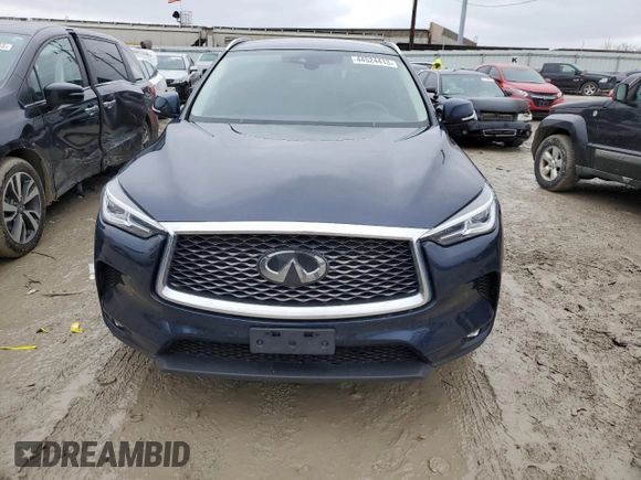 2019 Infiniti QX50 LUXE with VIN 3PCAJ5M30KF116984, listed as a Copart auction lot 44524413 with 52,745 mi miles. Bid and sale history available at carsss.com. Image 5.