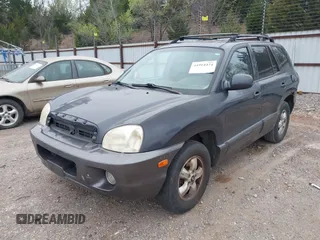 2005 Hyundai Santa Fe GLS with VIN KM8SC73E05U865692, listed as a IAAI auction lot 41914424 with 277,541 mi miles. Bid and sale history available at carsss.com. Image 2.