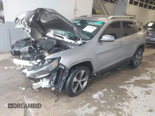 2019 Jeep Cherokee Limited with VIN 1C4PJLDB9KD402913, listed as a IAAI auction lot 40760506 with 106,393 mi miles and . Bid and sale history available at DreamBid. Image 2.