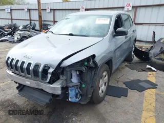 2014 Jeep Cherokee Sport with VIN 1C4PJLAB1EW314418, listed as a IAAI auction lot 41935643 with 177,262 mi miles and . Bid and sale history available at DreamBid. Image 2.