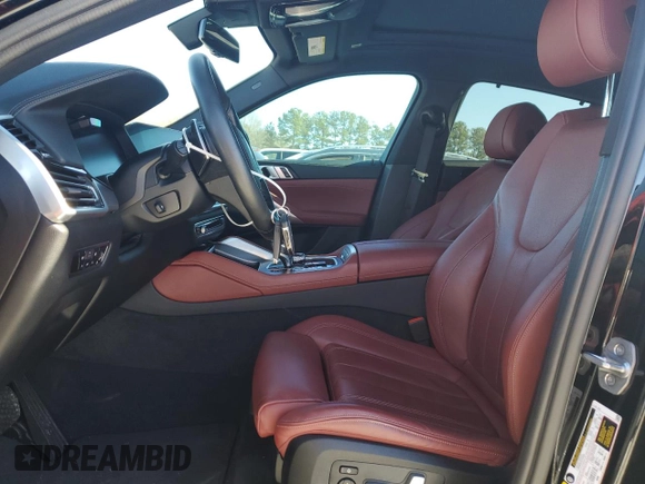 2022 BMW X6 xDrive40i with VIN 5UXCY6C0XN9K71038, listed as a Copart auction lot 48041725 with 40,612 mi miles and Salvage Title. Bid and sale history available at carsss.com. Image 7.