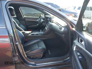 2019 Genesis G70 Advanced z VIN KMTG44LA6KU026842, wystawiony jako IAAI lot #41287135 z przebiegiem 124 608 mil mil oraz . Historia ofert i sprzedaży dostępna na DreamBid. Obrazek 5.