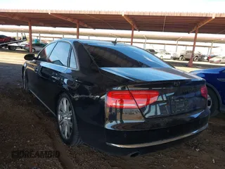 2011 Audi A8 with VIN WAURVAFD1BN027915, listed as a IAAI auction lot 41635275 with 95,143 mi miles and . Bid and sale history available at DreamBid. Image 3.