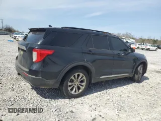 2021 Ford Explorer XLT with VIN 1FMSK7DH0MGA37215, listed as a Copart auction lot 48119975 with 80,424 mi miles and Salvage Title. Bid and sale history available at DreamBid. Image 3.