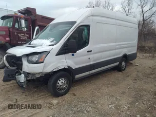 2022 Ford Transit Cargo with VIN 1FTBR3U84NKA63761, listed as a IAAI auction lot 41100280 with 90,993 mi miles and . Bid and sale history available at DreamBid. Image 18.