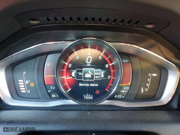 2015 Volvo XC60 T5 Drive-E Premier Plus with VIN YV440MDC4F2593076, listed as a Copart auction lot 84947884 with 79,289 mi miles and Salvage Title. Bid and sale history available at carsss.com. Image 9.