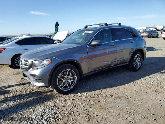 2017 Mercedes-Benz GLC with VIN WDC0G4KB4HF216860, listed as a Copart auction lot 49709395 with 91,617 mi miles and Salvage Title. Bid and sale history available at carsss.com. Image 1.