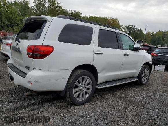 2012 Toyota Sequoia Limited with VIN 5TDJY5G10CS057714, listed as a Copart auction lot 70562124 with 149,262 mi miles and Salvage Title. Bid and sale history available at carsss.com. Image 3.