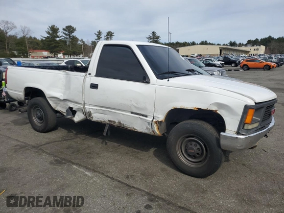 2000 GMC Sierra 1500 with VIN 1GTGC34R9YR154858, listed as a Copart auction lot 49158675 with 183,227 mi miles and Salvage Title. Bid and sale history available at DreamBid. Image 4.