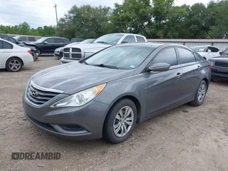 2013 Hyundai Sonata GLS with VIN 5NPEB4AC0DH546497, listed as a IAAI auction lot 42199649 with 154,561 mi miles and . Bid and sale history available at carsss.com. Image 2.