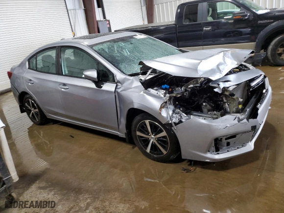 2020 Subaru Impreza Premium with VIN 4S3GKAD60L3602543, listed as a Copart auction lot 42345625 with 76,657 mi miles and Salvage Title. Bid and sale history available at carsss.com. Image 4.