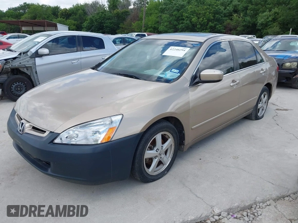 2005 Honda Accord EX with VIN 1HGCM56725A007330, listed as a IAAI auction lot 42240294 with 198,288 mi miles and . Bid and sale history available at DreamBid. Image 2.