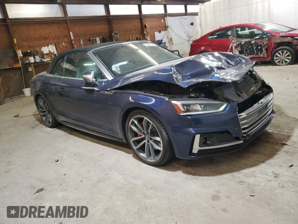 2018 Audi S5 Prestige z VIN WAU24GF58JN005912, wystawiony jako Copart lot #78801814 z przebiegiem Nie podano mil oraz Szkoda całkowita • Salvage title. Historia ofert i sprzedaży dostępna na DreamBid. Obrazek 4.