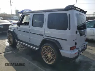 2020 Mercedes-Benz G 63 AMG with VIN WDCYC7HJ0LX335684, listed as a Copart auction lot 82375444 with 8,781 mi miles and Salvage Title. Bid and sale history available at DreamBid. Image 2.