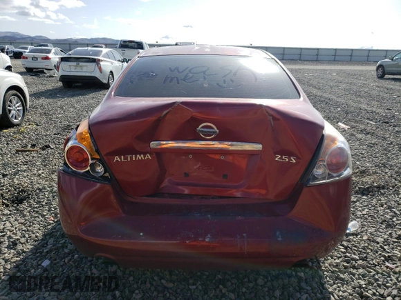 2008 Nissan Altima 2.5 S with VIN 1N4AL21E78C190252, listed as a Copart auction lot 51867155 with 136,940 mi miles and Salvage Title. Bid and sale history available at carsss.com. Image 6.