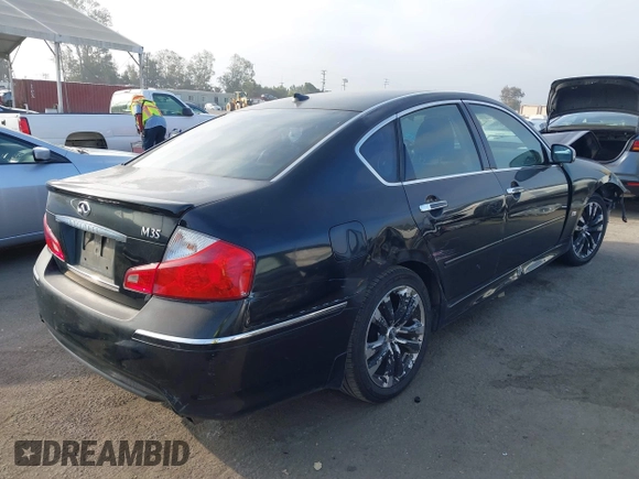 2008 Infiniti M with VIN JNKAY01E18M606546, listed as a IAAI auction lot 42614288 with 161,499 mi miles and . Bid and sale history available at DreamBid. Image 4.