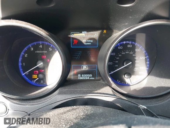 2016 Subaru Outback Premium with VIN 4S4BSBFCXG3358453, listed as a IAAI auction lot 42542126 with 166,594 mi miles and . Bid and sale history available at DreamBid. Image 7.