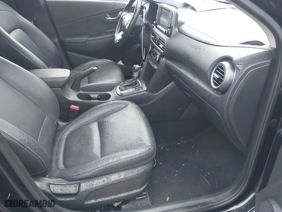 2021 Hyundai Kona Limited with VIN KM8K3CA54MU730192, listed as a IAAI auction lot 41102025 with 77,885 mi miles. Bid and sale history available at carsss.com. Image 5.