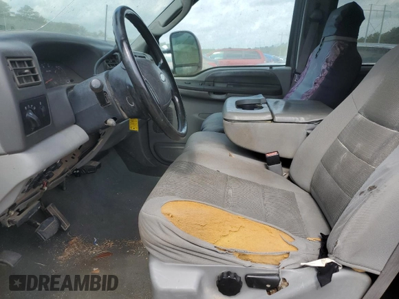 2004 Ford F-250 XL with VIN 1FTNW20P44EC09571, listed as a Copart auction lot 52986575 with Not provided miles and Salvage title. Bid and sale history available at DreamBid. Image 7.