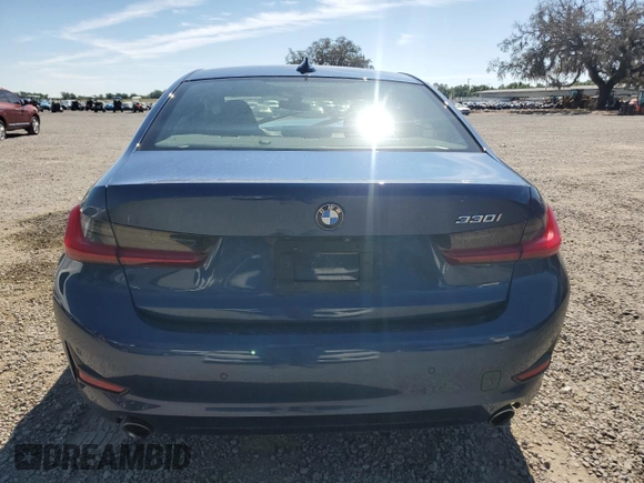 2021 BMW 3 Series 330i with VIN 3MW5R1J07M8B63494, listed as a Copart auction lot 50042565 with 0 mi miles and Salvage Title. Bid and sale history available at carsss.com. Image 6.