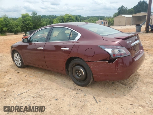 2013 Nissan Maxima SV with VIN 1N4AA5APXDC844535, listed as a Copart auction lot 59516355 with 215,897 mi miles and Salvage title. Bid and sale history available at DreamBid. Image 2.