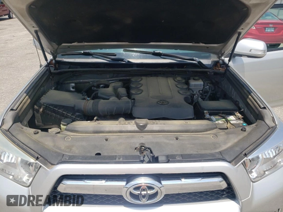 2010 Toyota 4Runner Trail with VIN JTEBU5JR2A5015445, listed as a Copart auction lot 59797055 with 280,926 mi miles and Salvage title. Bid and sale history available at DreamBid. Image 12.