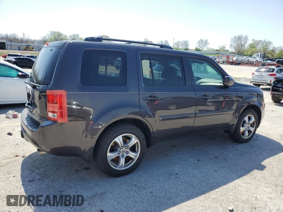2013 Honda Pilot EX-L with VIN 5FNYF4H61DB056554, listed as a Copart auction lot 52036745 with 171,173 mi miles and Clean Title. Bid and sale history available at carsss.com. Image 3.