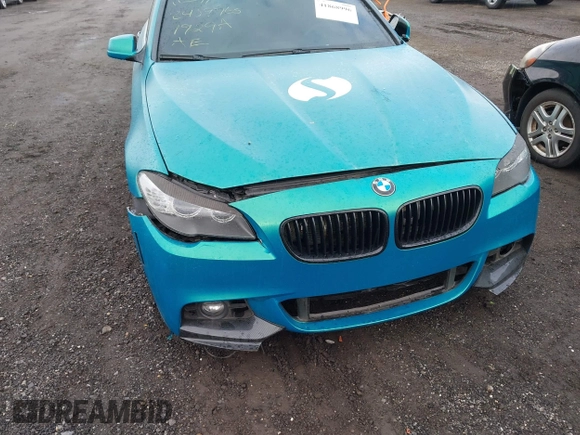 2013 BMW 5 Series 550i with VIN WBAFR9C52DDX79795, listed as a IAAI auction lot 41868996 with 155,783 mi miles and . Bid and sale history available at carsss.com. Image 6.