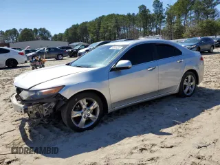 2012 Acura TSX Tech Pkg with VIN JH4CU2F65CC019296, listed as a Copart auction lot 50665225 with 191,888 mi miles and Salvage Title. Bid and sale history available at carsss.com. Image 1.