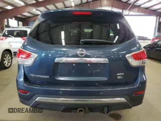2014 Nissan Pathfinder S with VIN 5N1AR2MM2EC620501, listed as a Copart auction lot 63550185 with 242,128 mi miles and Clean title. Bid and sale history available at DreamBid. Image 6.