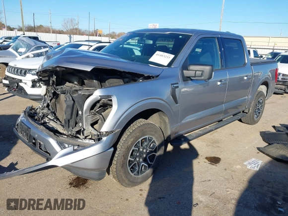 2022 Ford F-150 XL with VIN 1FTFW1E88NFA04136, listed as a IAAI auction lot 41483233 with 51,786 mi miles. Bid and sale history available at carsss.com. Image 17.